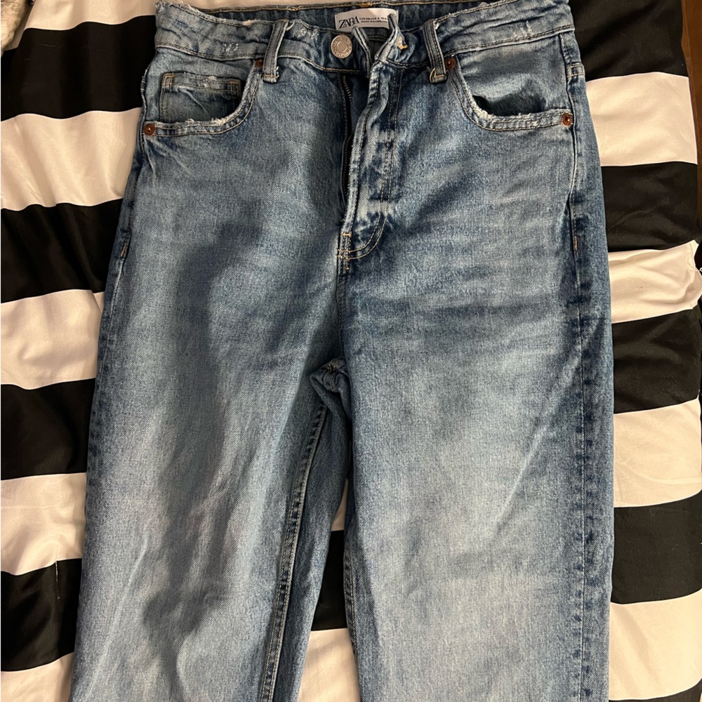 Zara Mom Jeans Classic denim